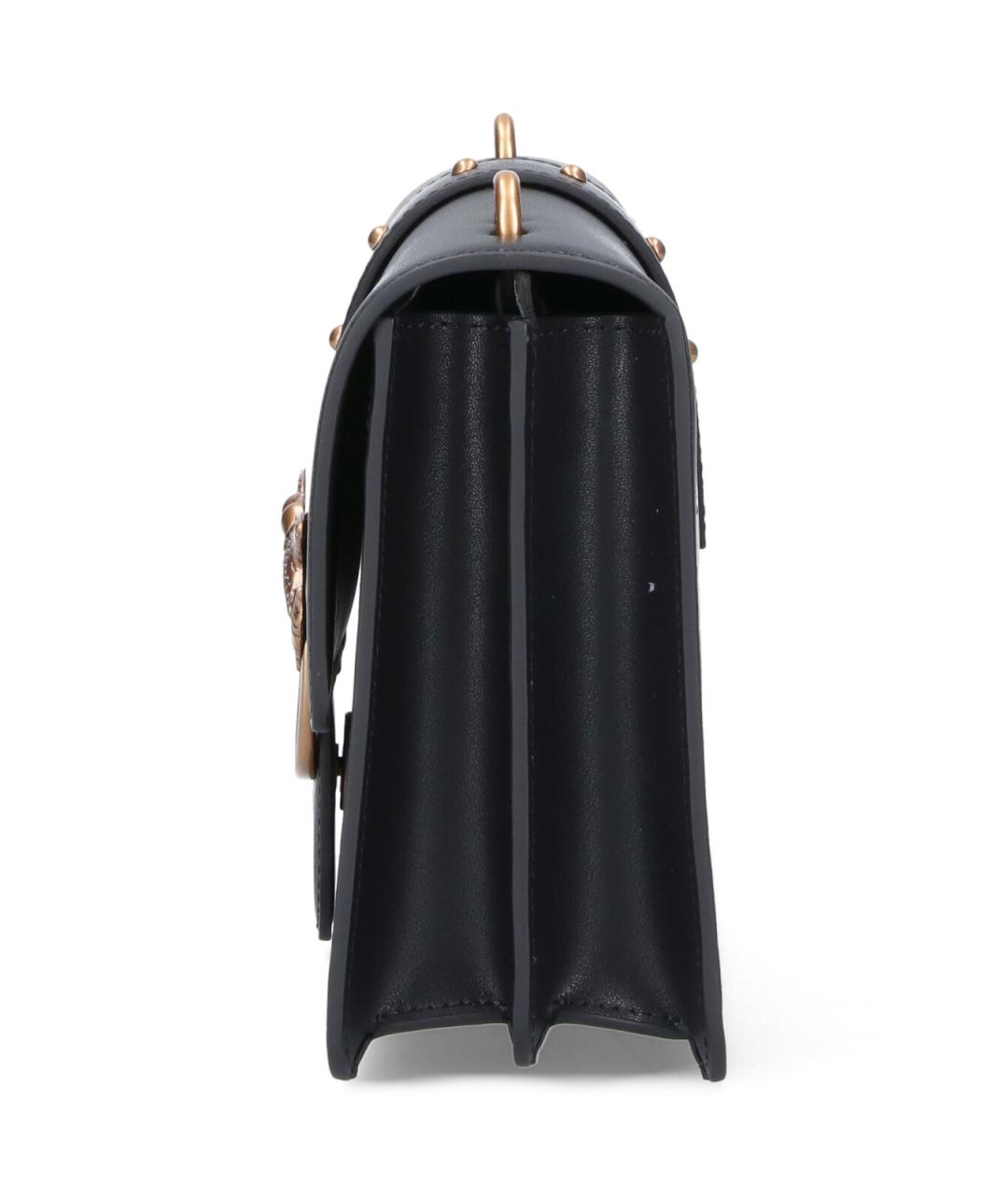 PINKO Черная кожаная сумка через плечо, фото 5