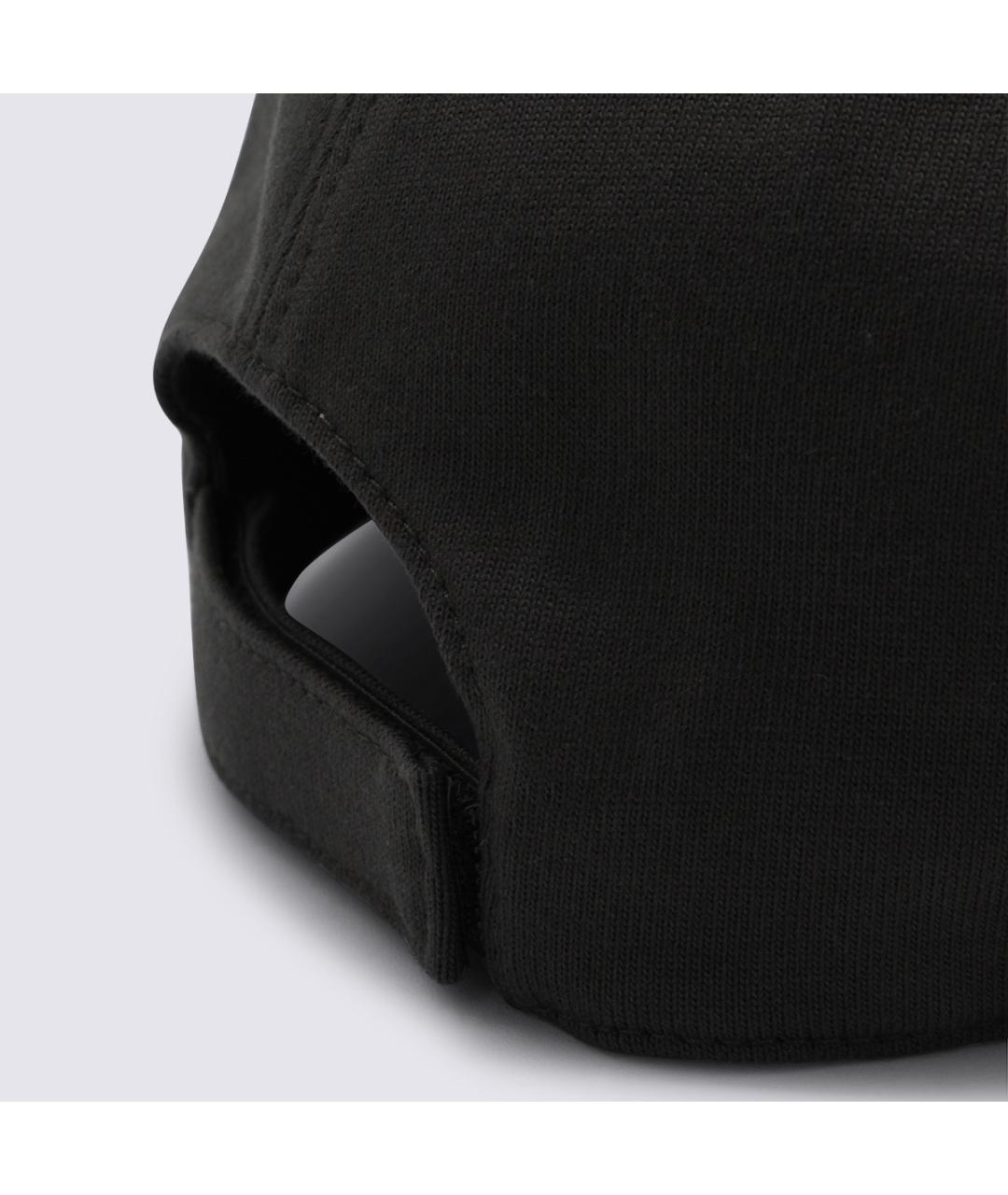 MONCLER Черная хлопковая кепка, фото 2
