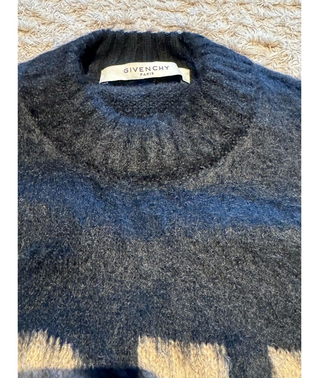 GIVENCHY Черный шерстяной джемпер / свитер, фото 3