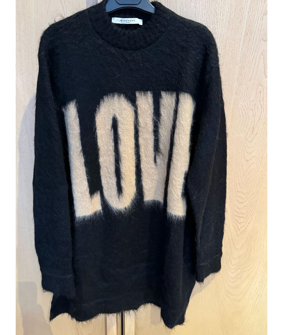 GIVENCHY Черный шерстяной джемпер / свитер, фото 5
