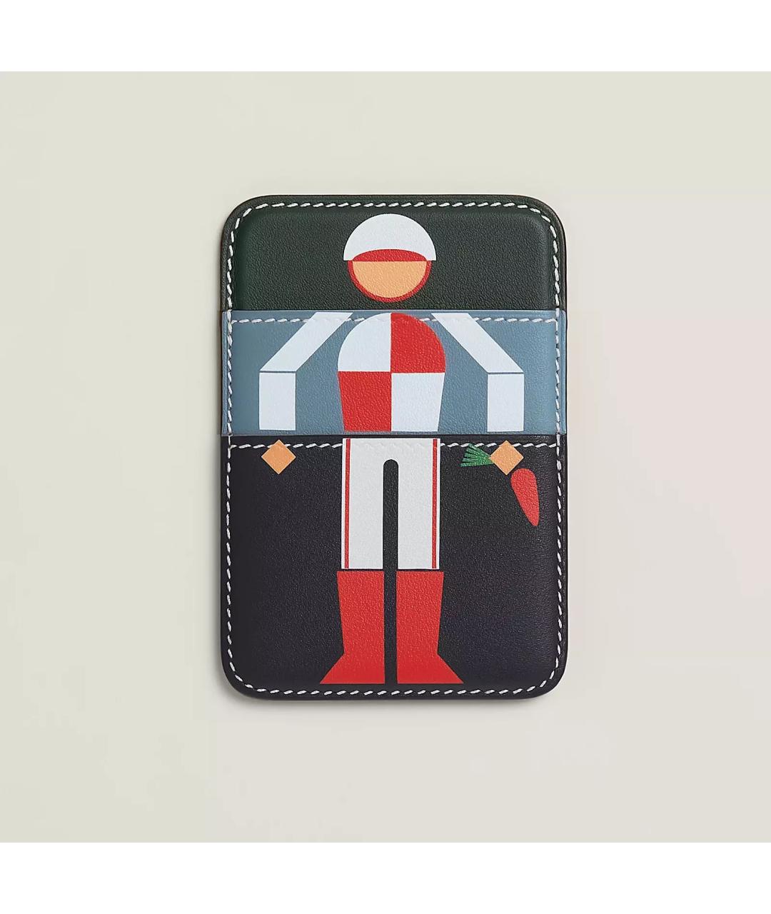 HERMES Мульти кожаный кардхолдер, фото 2