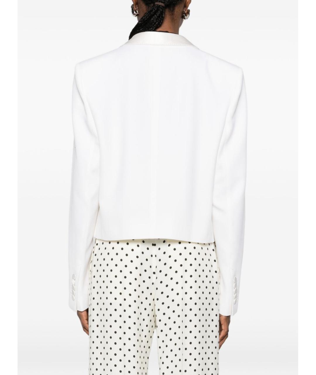 TOM FORD Белый шерстяной жакет/пиджак, фото 2