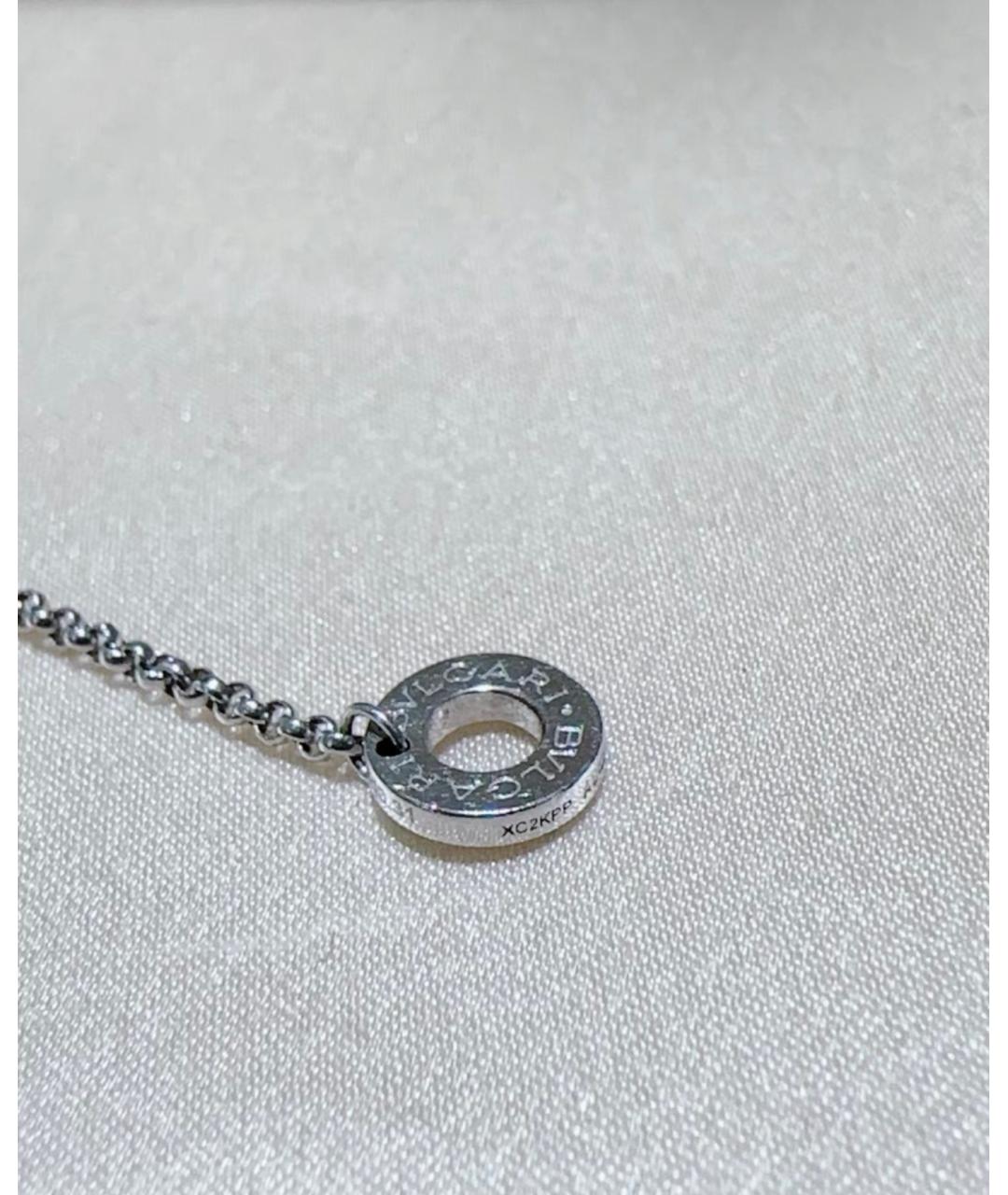 BVLGARI Серебряное колье из белого золота, фото 6