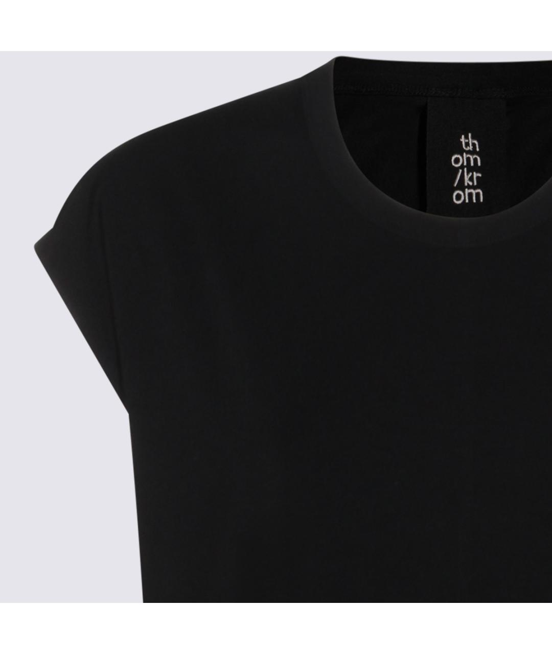 THOM KROM Черное хлопковое платье, фото 4