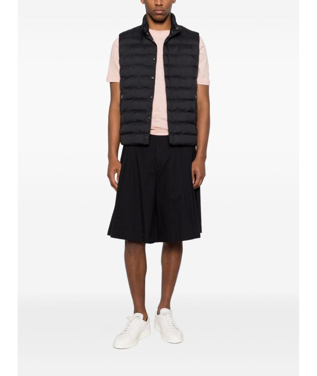 HERNO Черный полиамидовый жилет, фото 2