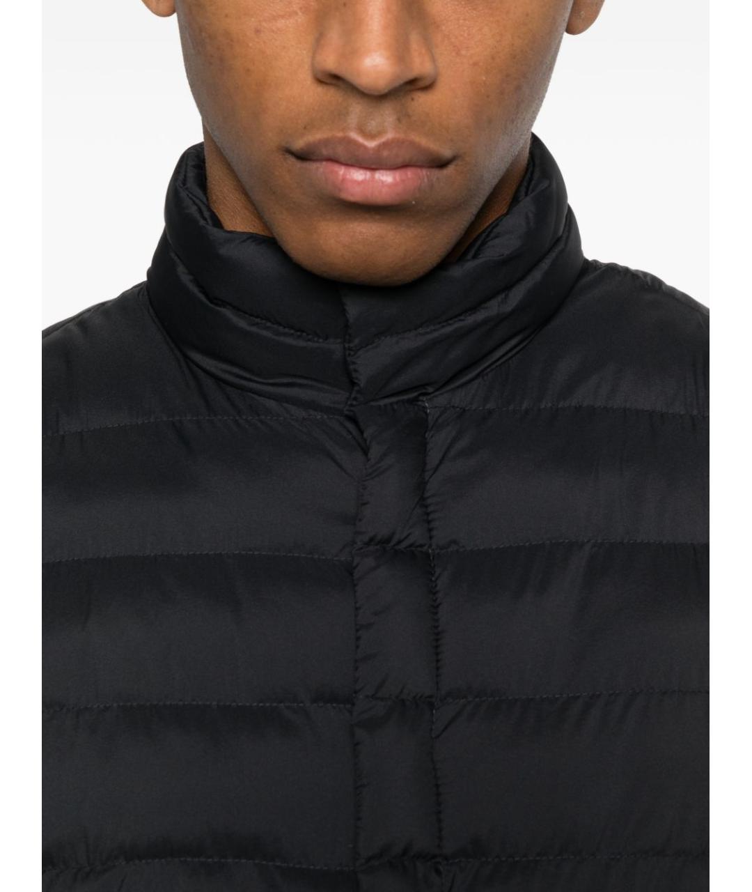 HERNO Черный полиамидовый жилет, фото 5