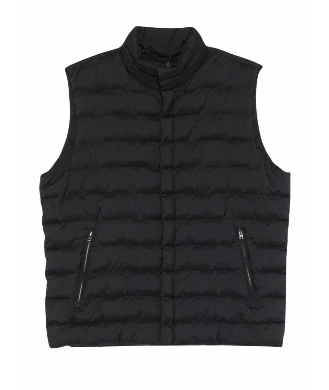 HERNO Черный полиамидовый жилет, фото 1