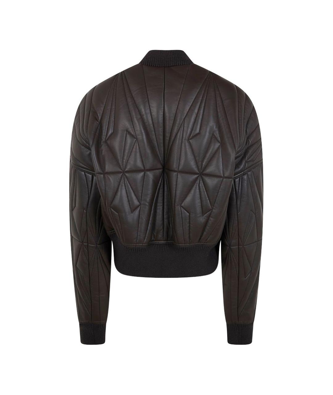 MONCLER Кожаная куртка, фото 2