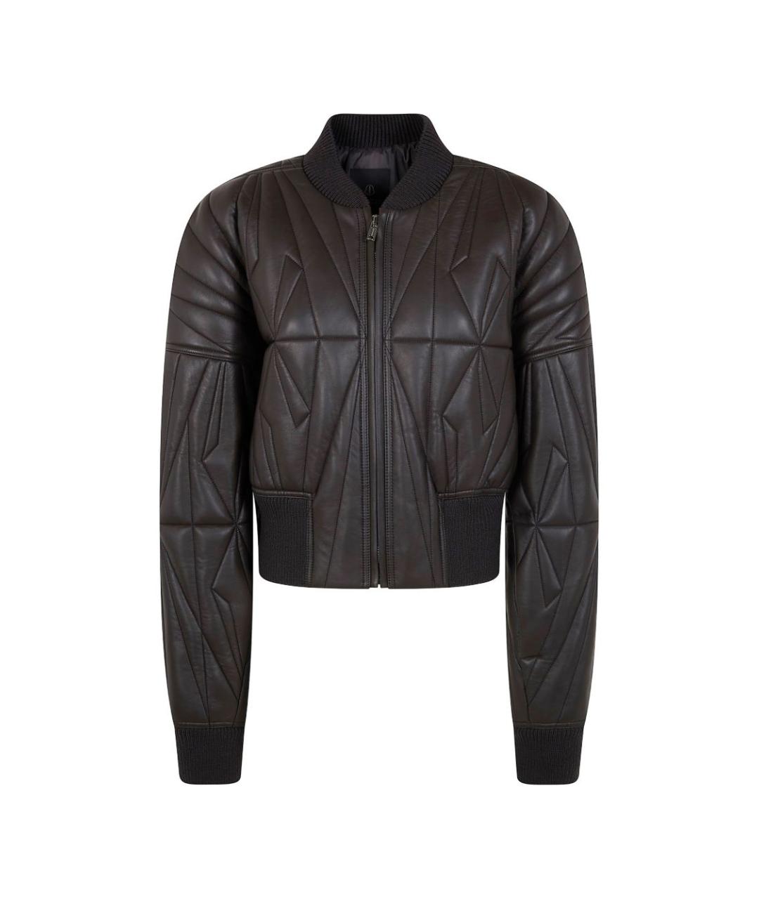 MONCLER Кожаная куртка, фото 1