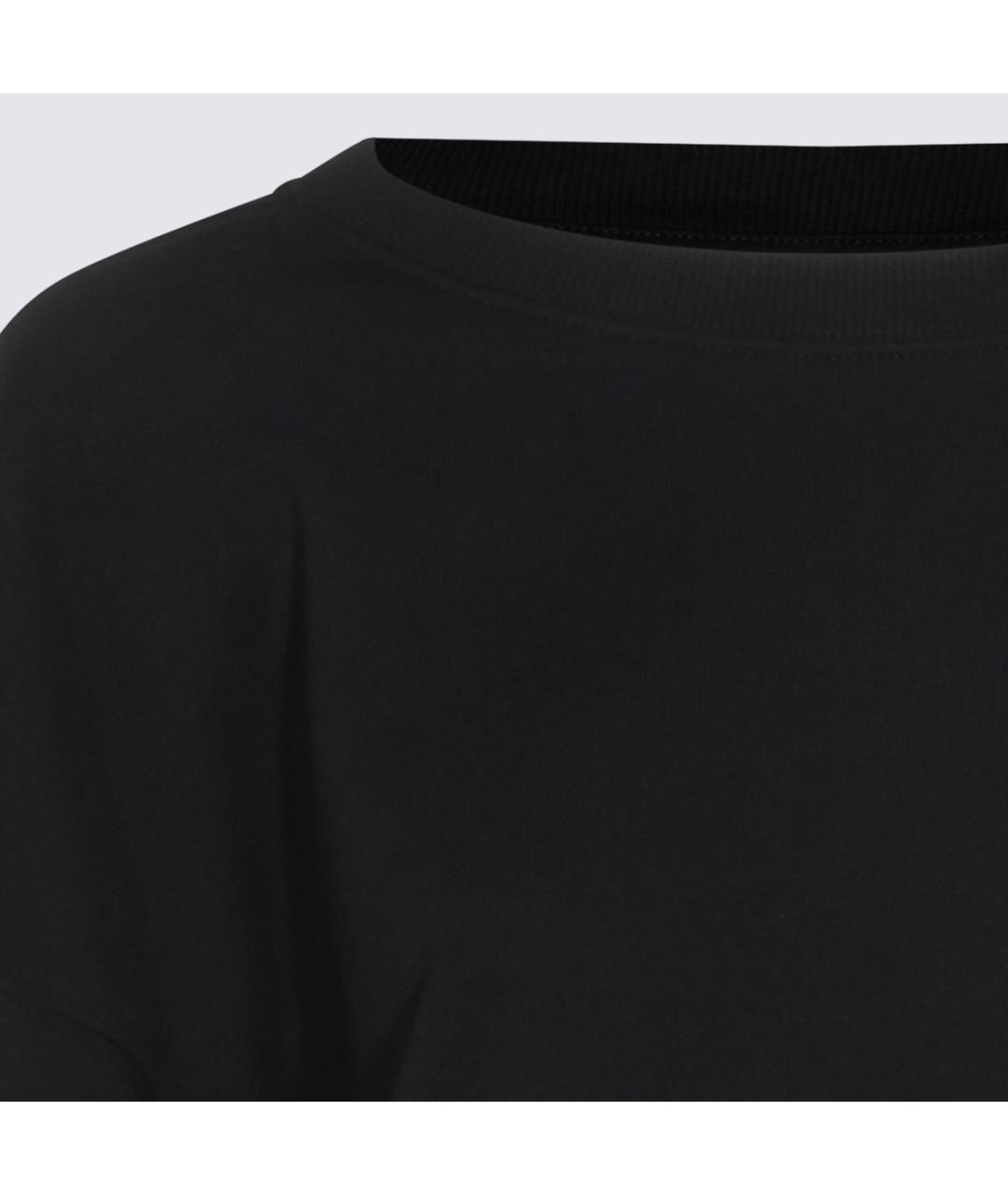 THOM KROM Черный хлопковый джемпер / свитер, фото 4
