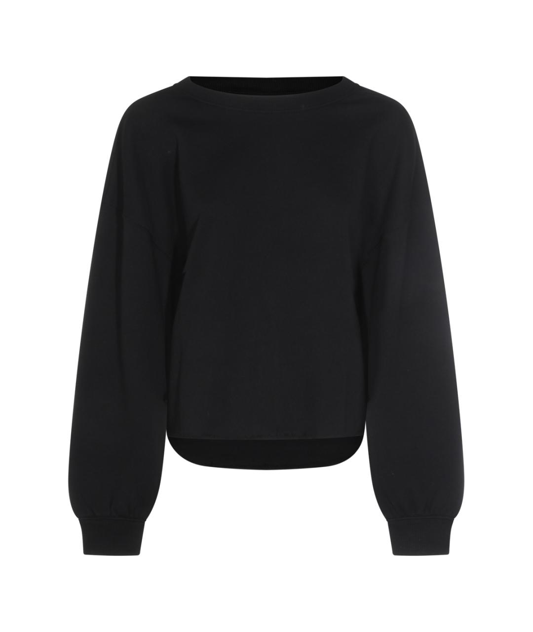 THOM KROM Черный хлопковый джемпер / свитер, фото 1