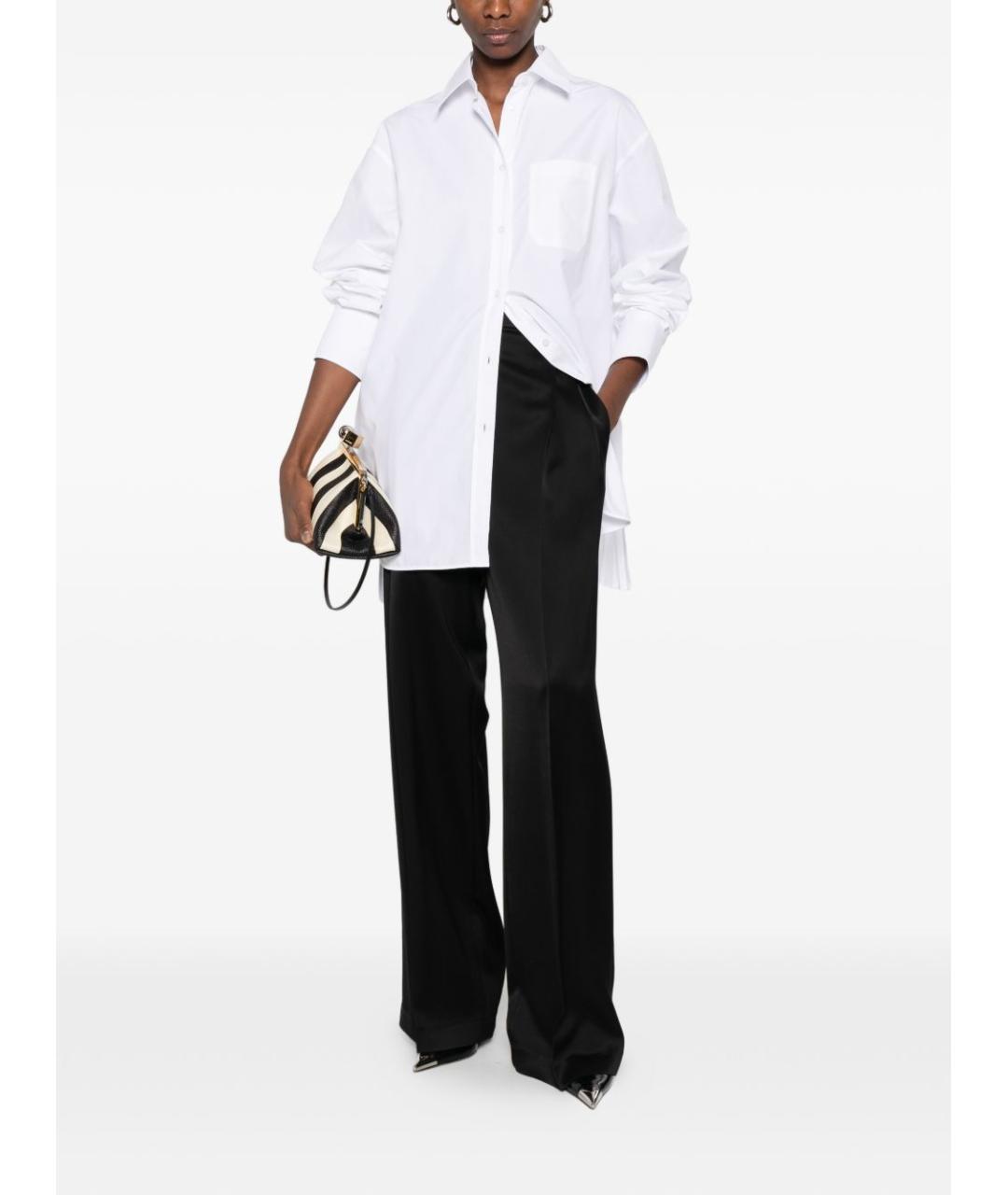 SPORTMAX Белая хлопковая рубашка, фото 2