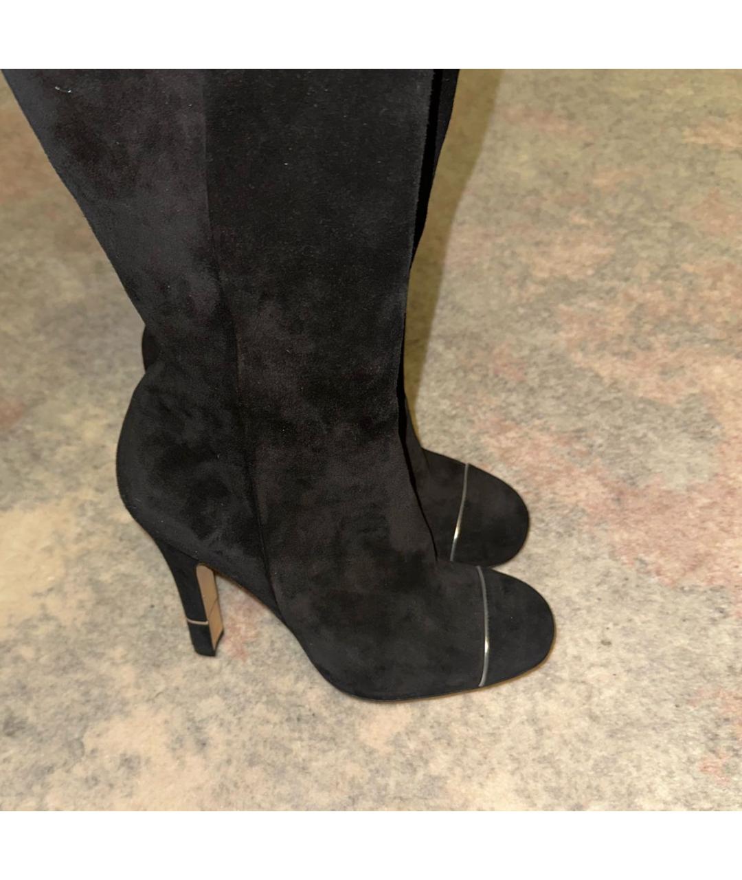 CHANEL Черные сапоги, фото 3