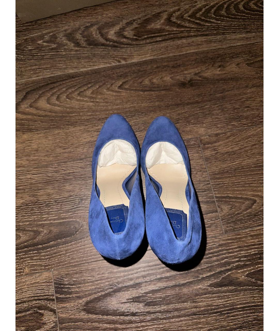 CHRISTIAN DIOR Темно-синие туфли, фото 3