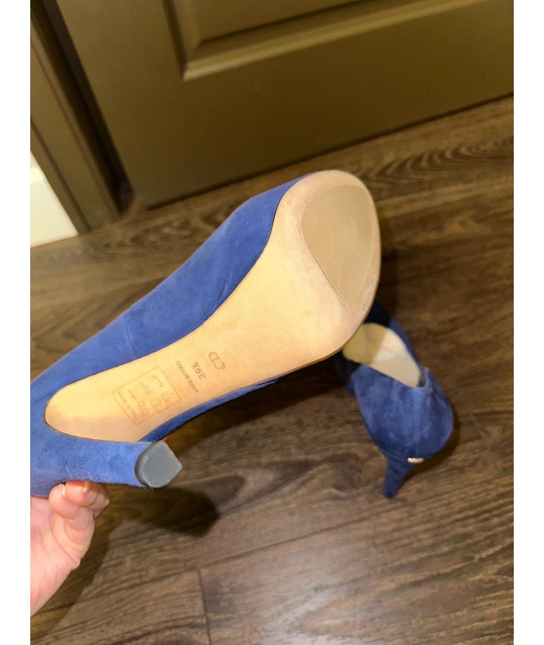 CHRISTIAN DIOR Темно-синие туфли, фото 5