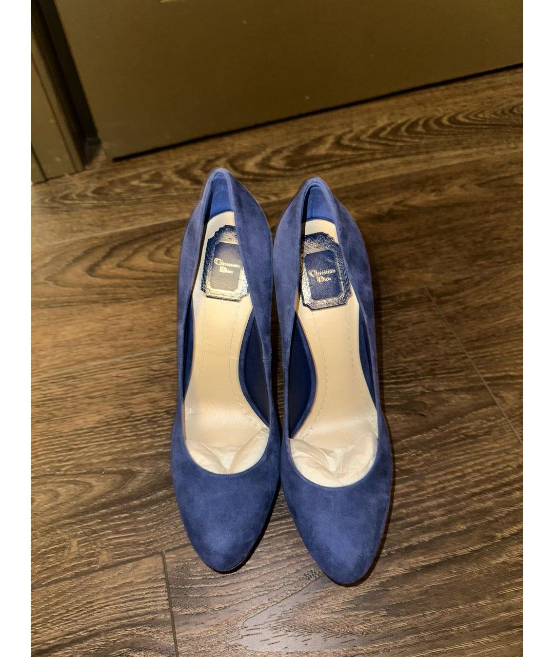 CHRISTIAN DIOR Темно-синие туфли, фото 2