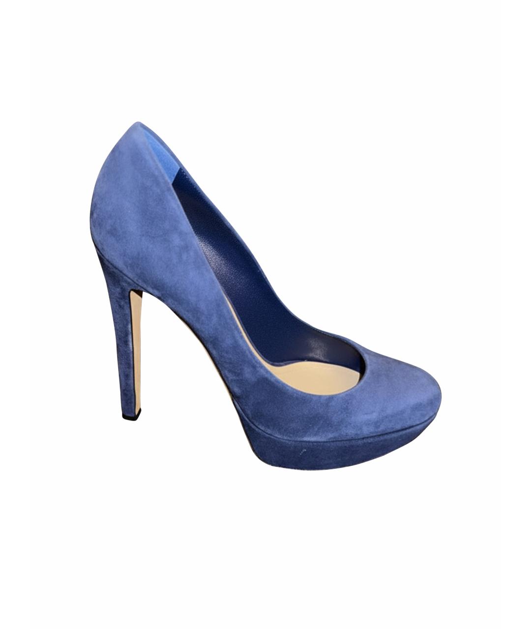 CHRISTIAN DIOR Темно-синие туфли, фото 1