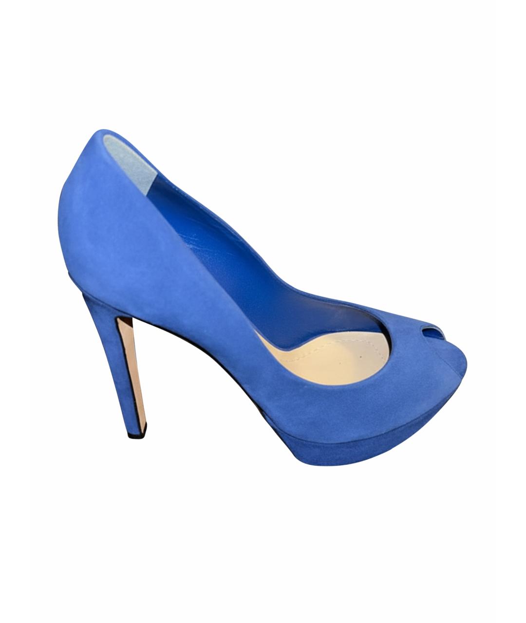 CHRISTIAN DIOR Синие туфли, фото 1