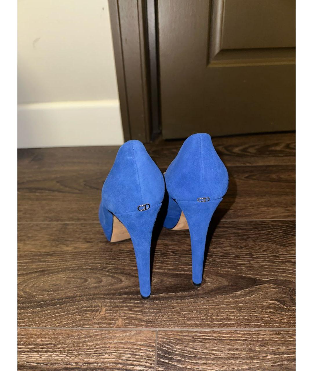 CHRISTIAN DIOR Синие туфли, фото 4