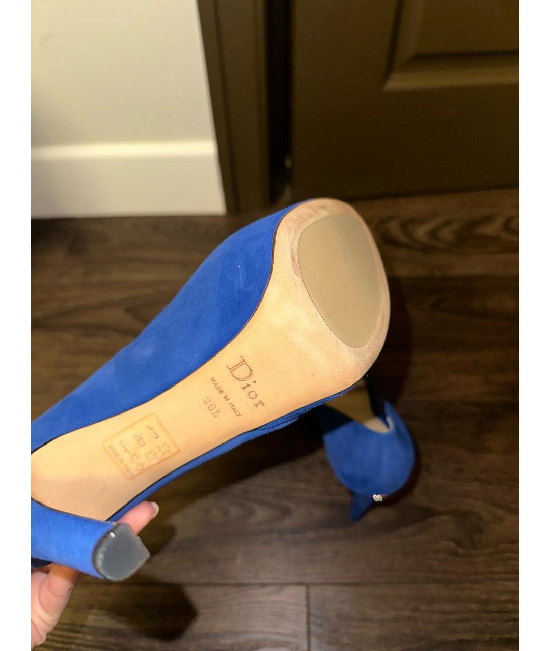 CHRISTIAN DIOR Синие туфли, фото 5