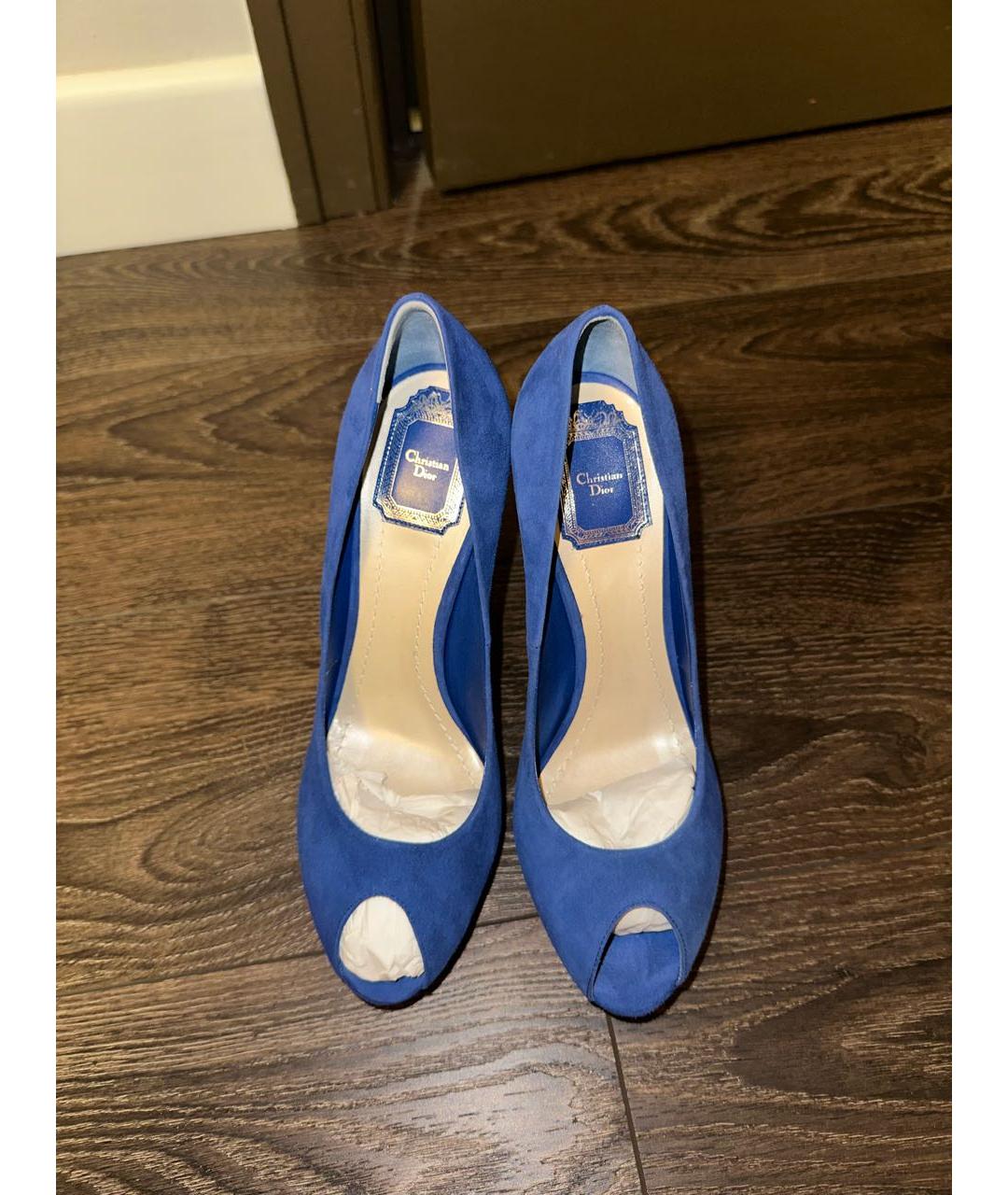 CHRISTIAN DIOR Синие туфли, фото 2