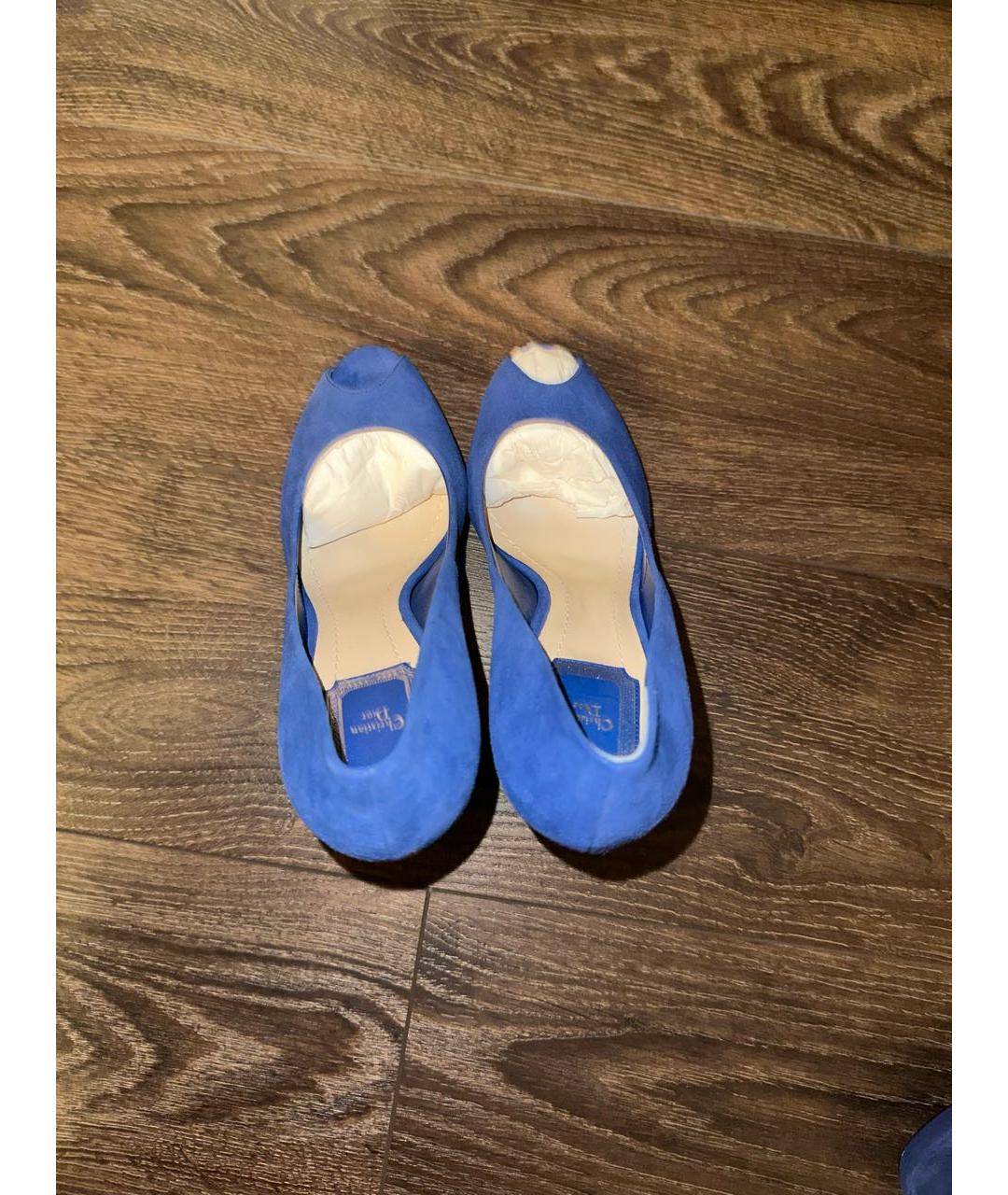 CHRISTIAN DIOR Синие туфли, фото 3