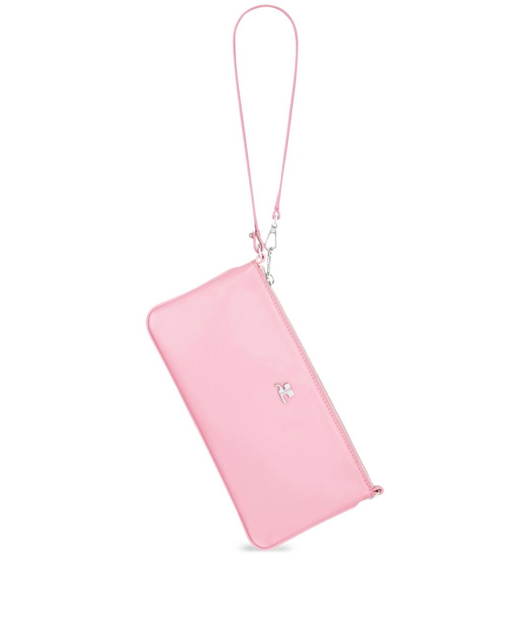 COURREGES Розовая кожаная сумка через плечо, фото 3