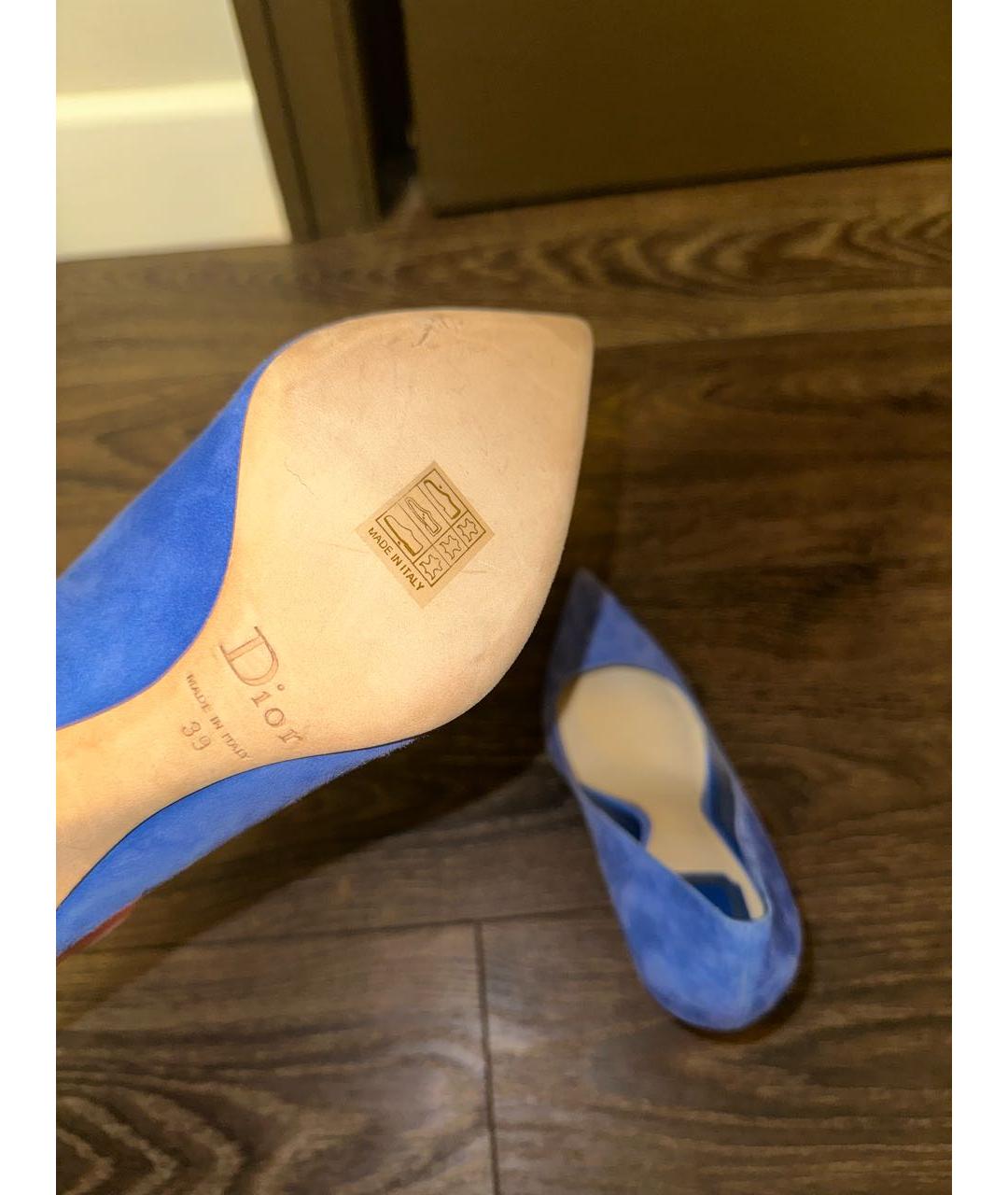 CHRISTIAN DIOR Синие туфли, фото 5