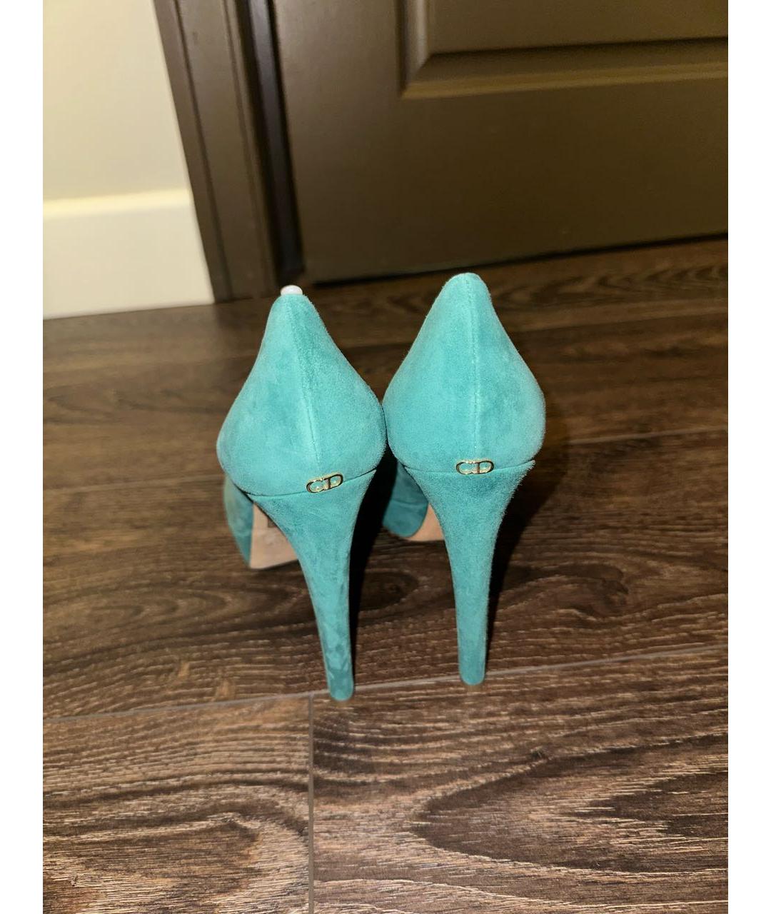 CHRISTIAN DIOR Зеленые туфли, фото 4