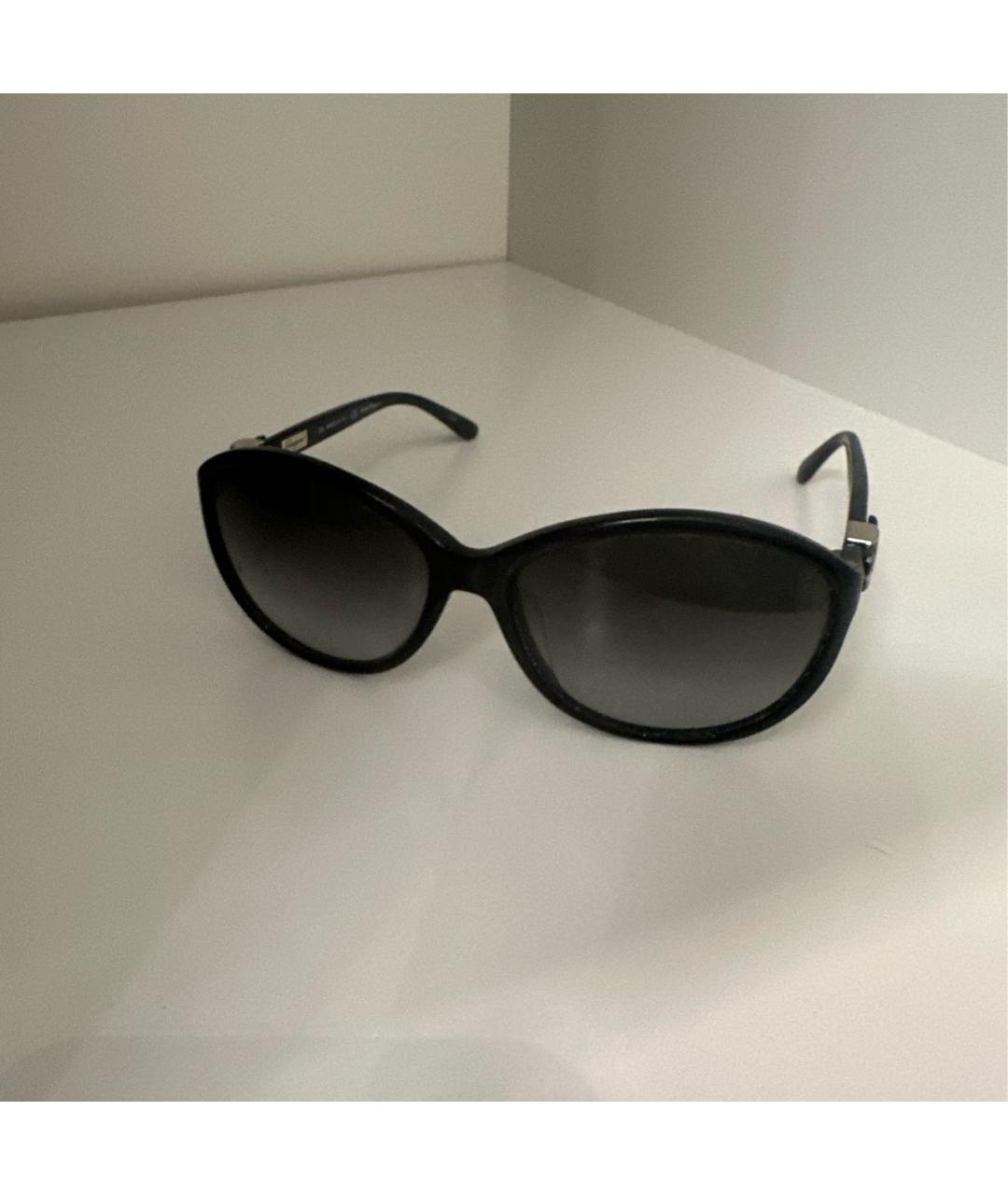 FERRAGAMO Черные пластиковые солнцезащитные очки, фото 5