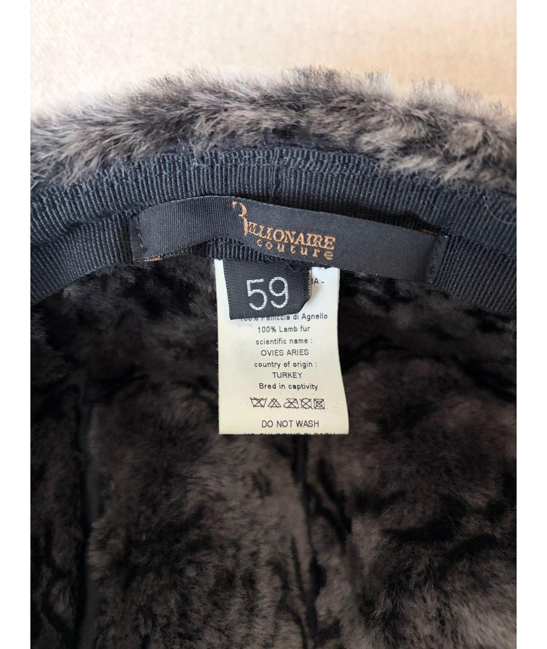 BILLIONAIRE Антрацитовая шапка, фото 3