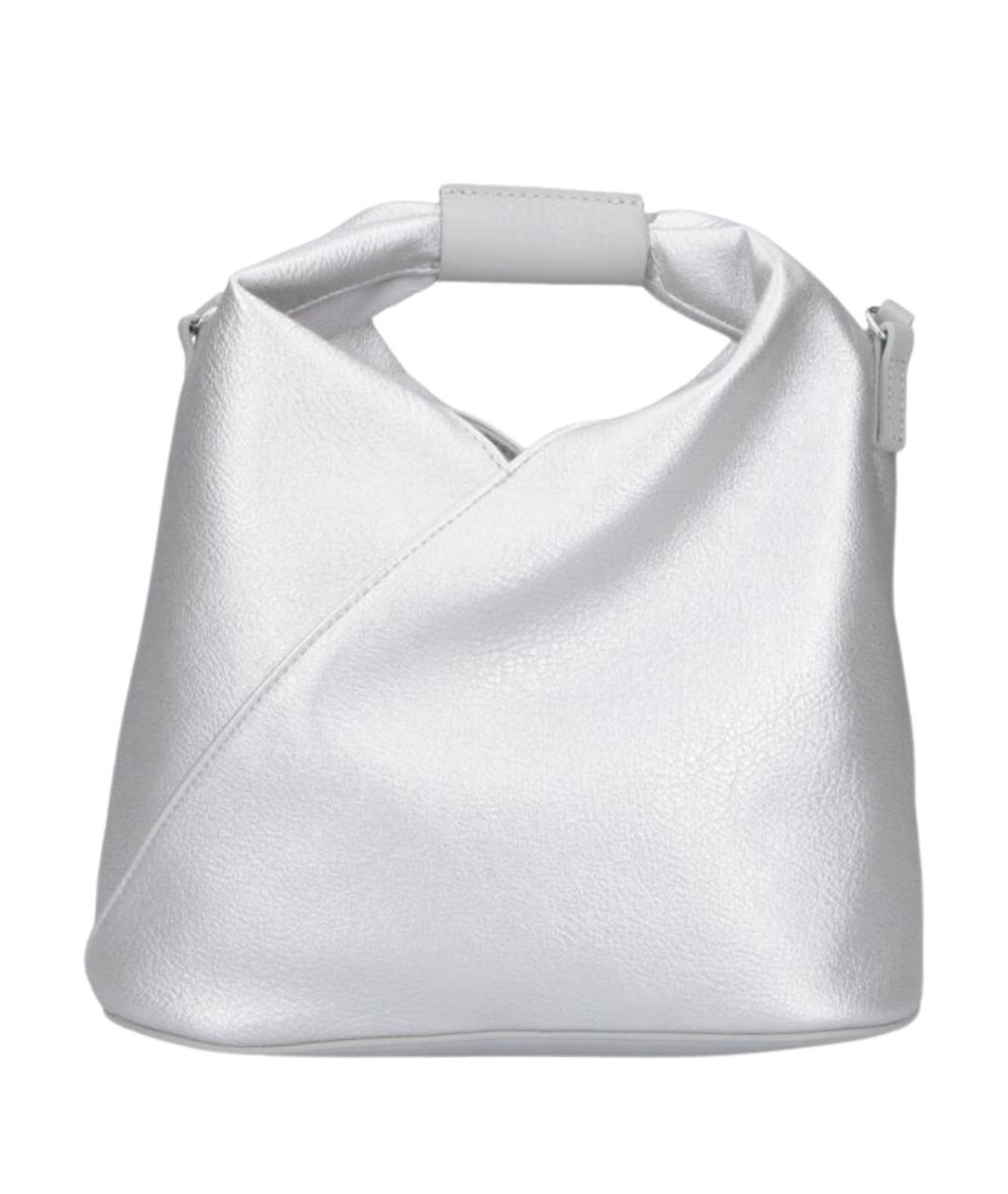MM6 MAISON MARGIELA Серебряная сумка через плечо из искусственной кожи, фото 1