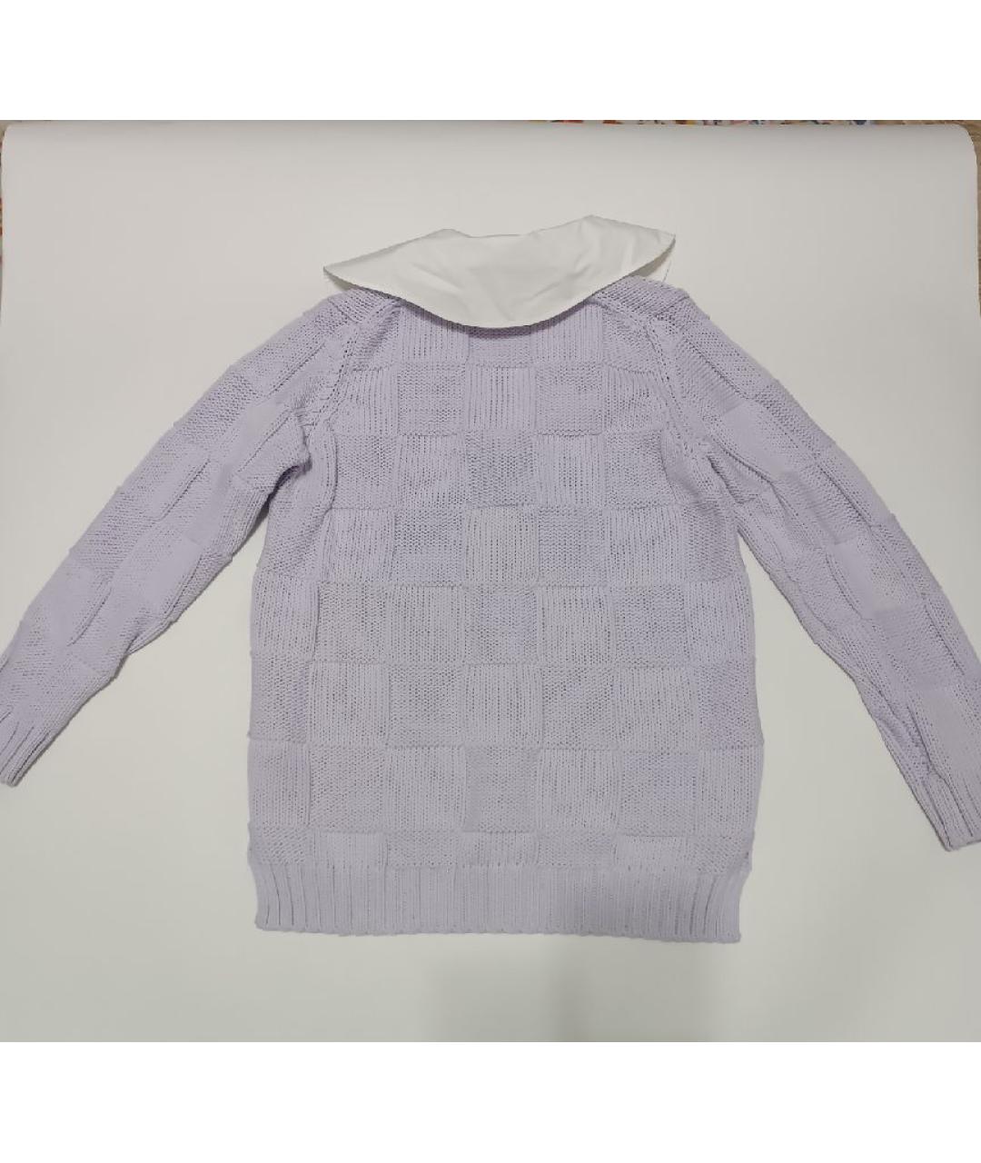 GANNI Фиолетовый хлопковый кардиган, фото 2