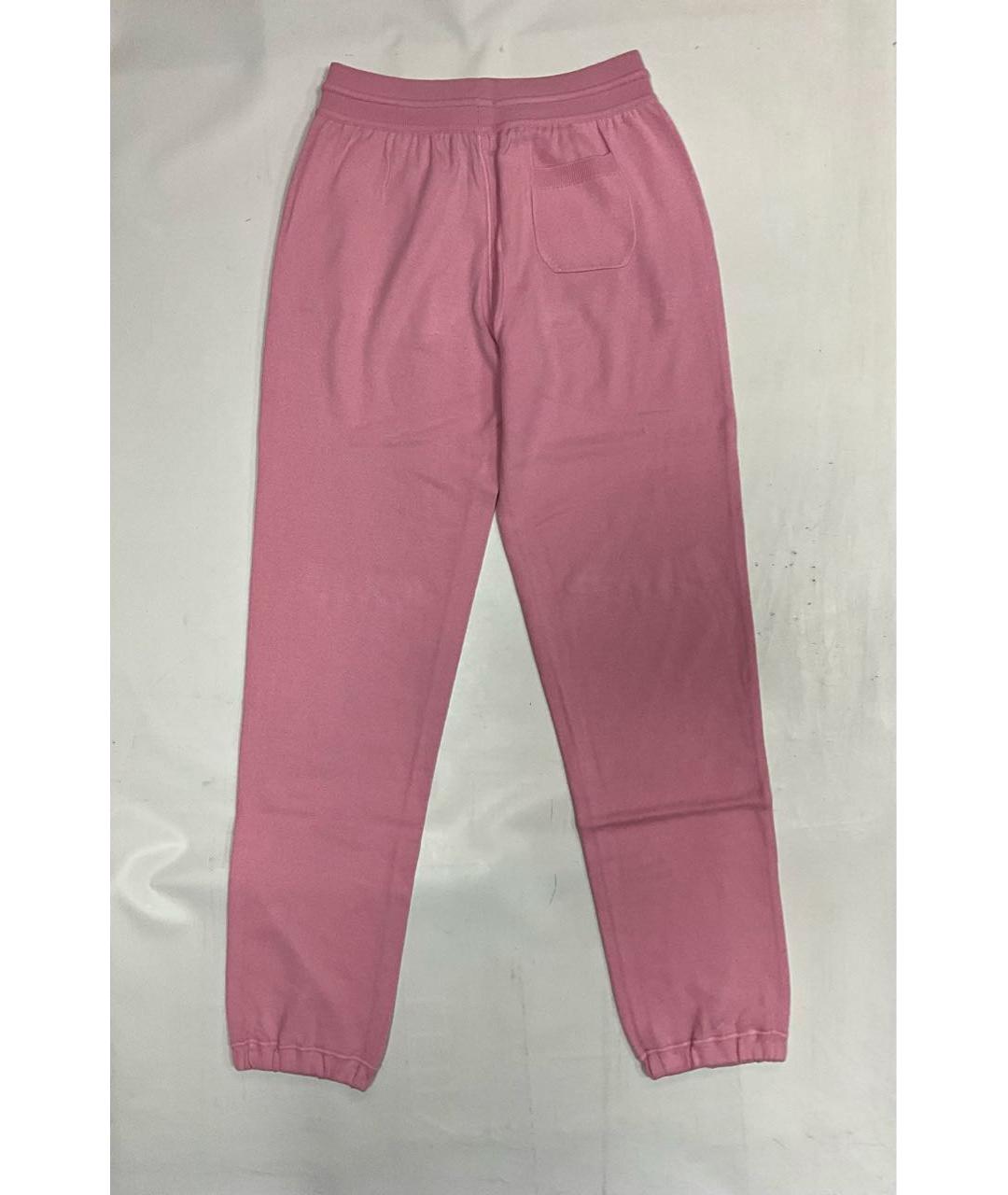 LORO PIANA Розовые кашемировые спортивные брюки и шорты, фото 4