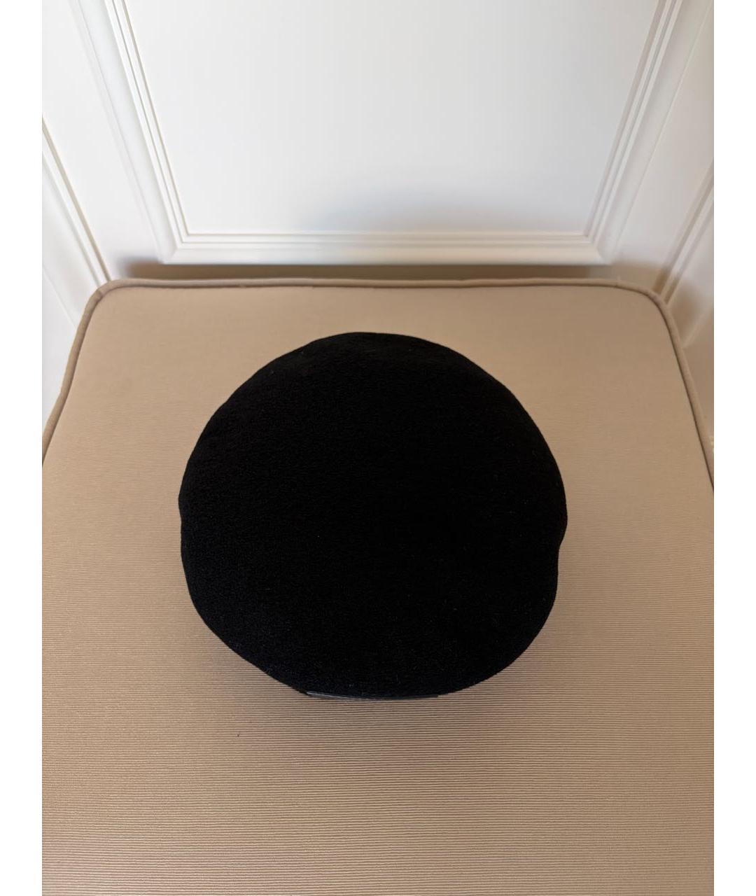 LOUIS VUITTON Черная шерстяная шапка, фото 4