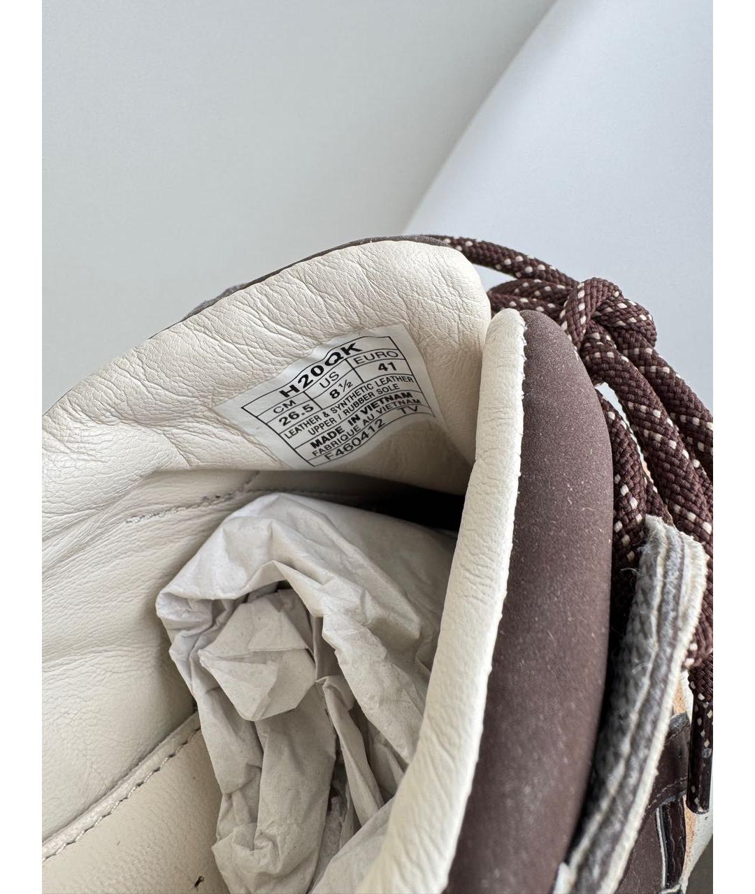 ASICS Бирюзовые замшевые высокие кроссовки / кеды, фото 6