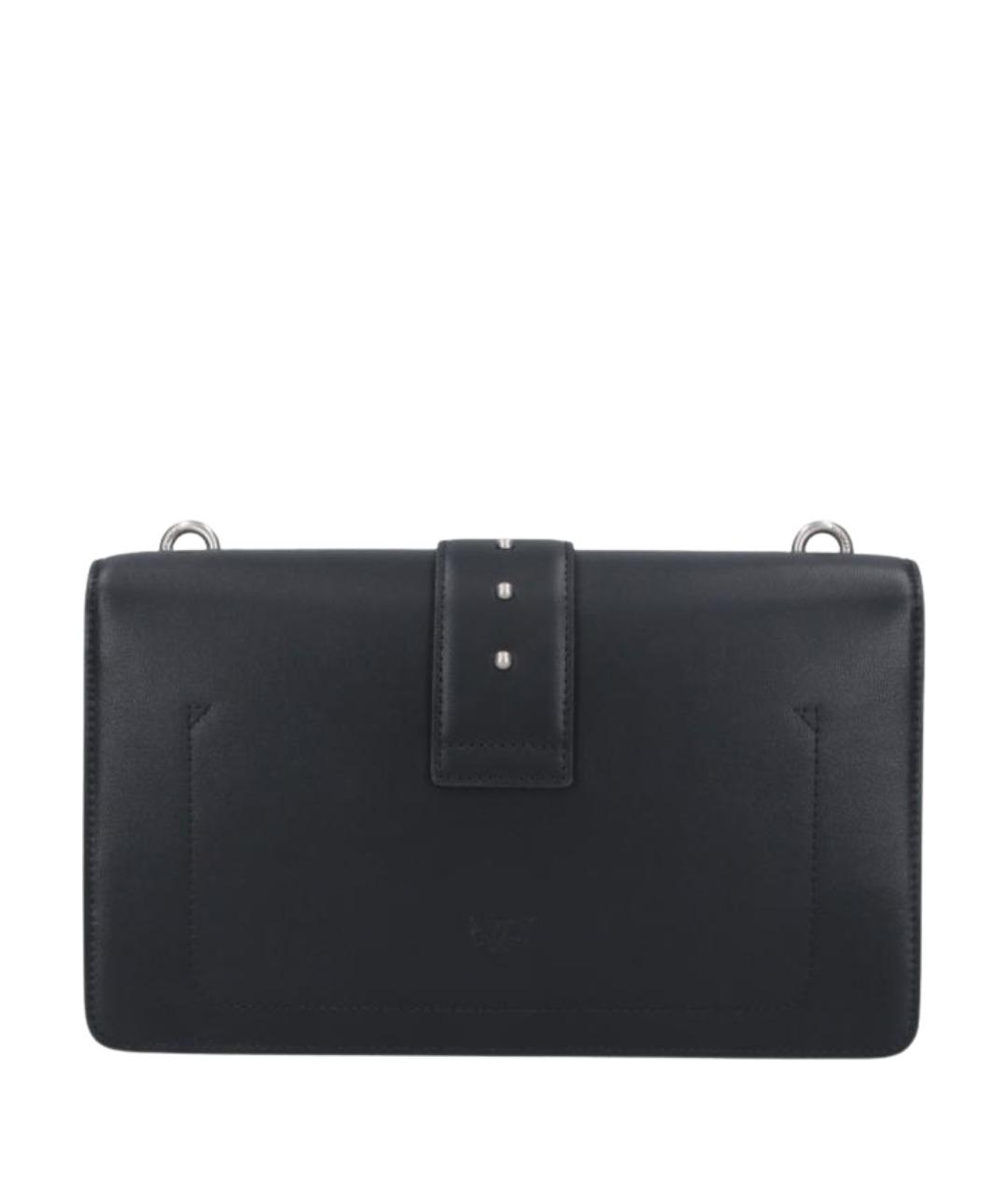 PINKO Черная кожаная сумка через плечо, фото 3