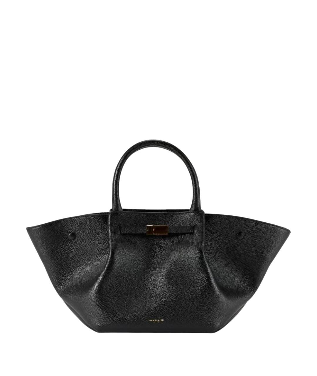 DEMELLIER Черная кожаная сумка тоут, фото 1