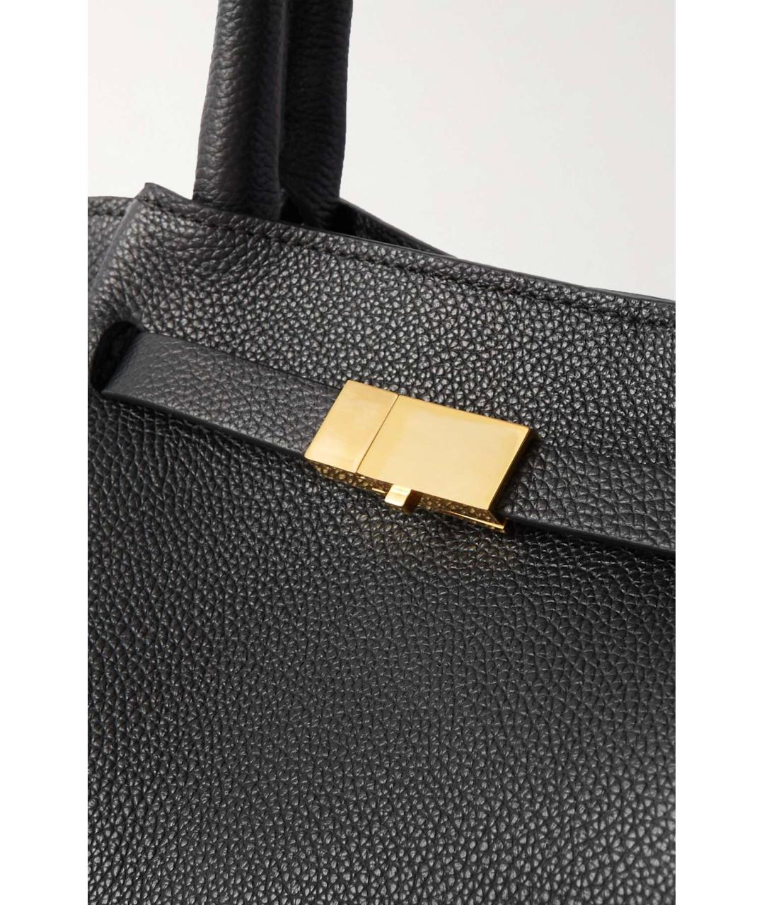 DEMELLIER Черная кожаная сумка тоут, фото 5
