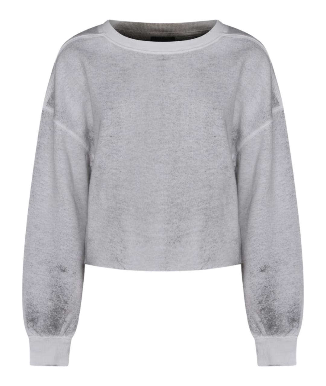 THOM KROM Серый хлопковый джемпер / свитер, фото 1