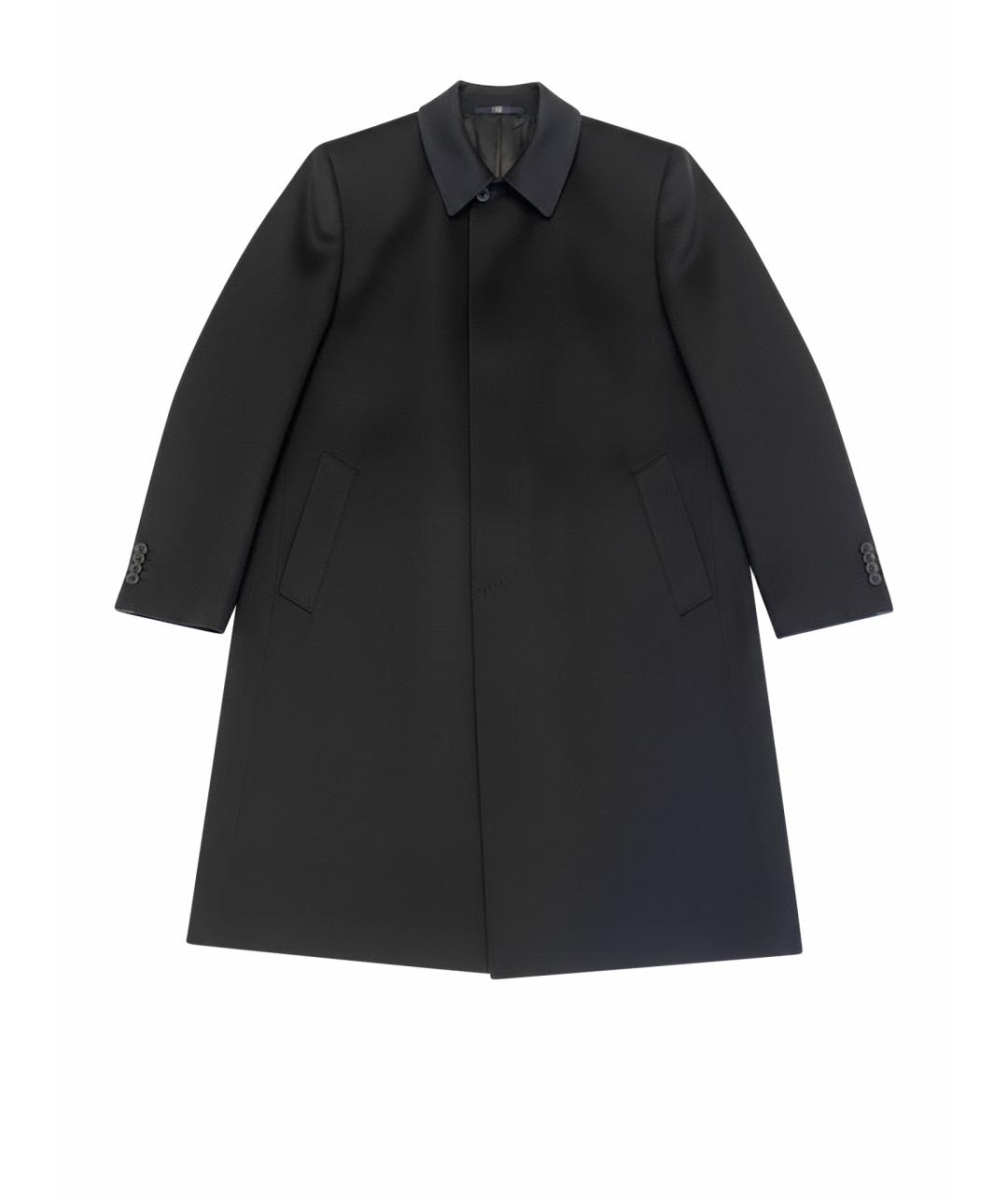 MANZONI 24 Черное кашемировое пальто, фото 1