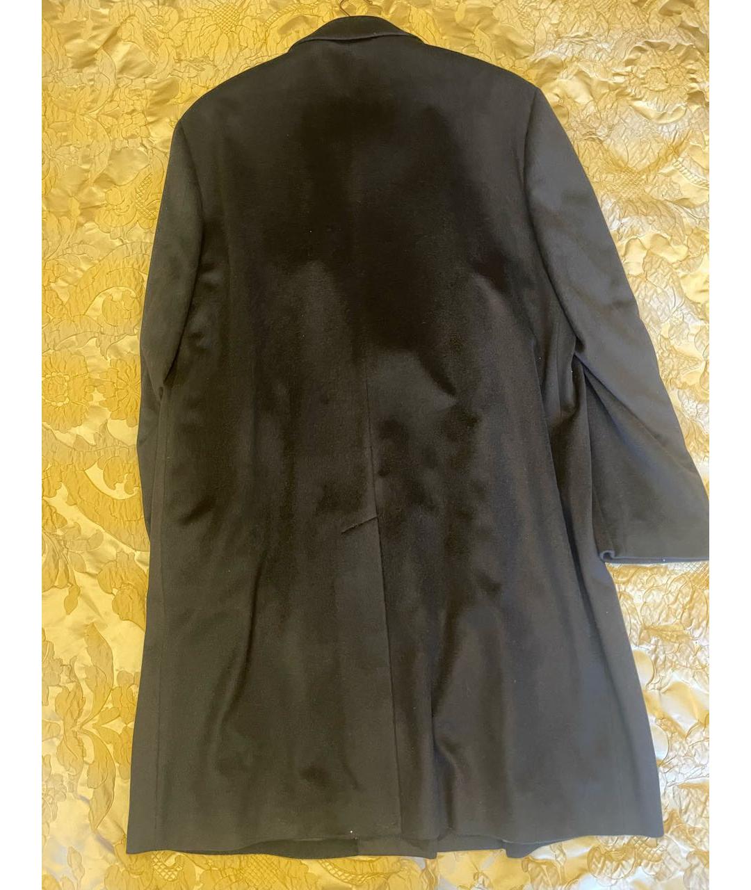 MANZONI 24 Черное кашемировое пальто, фото 2