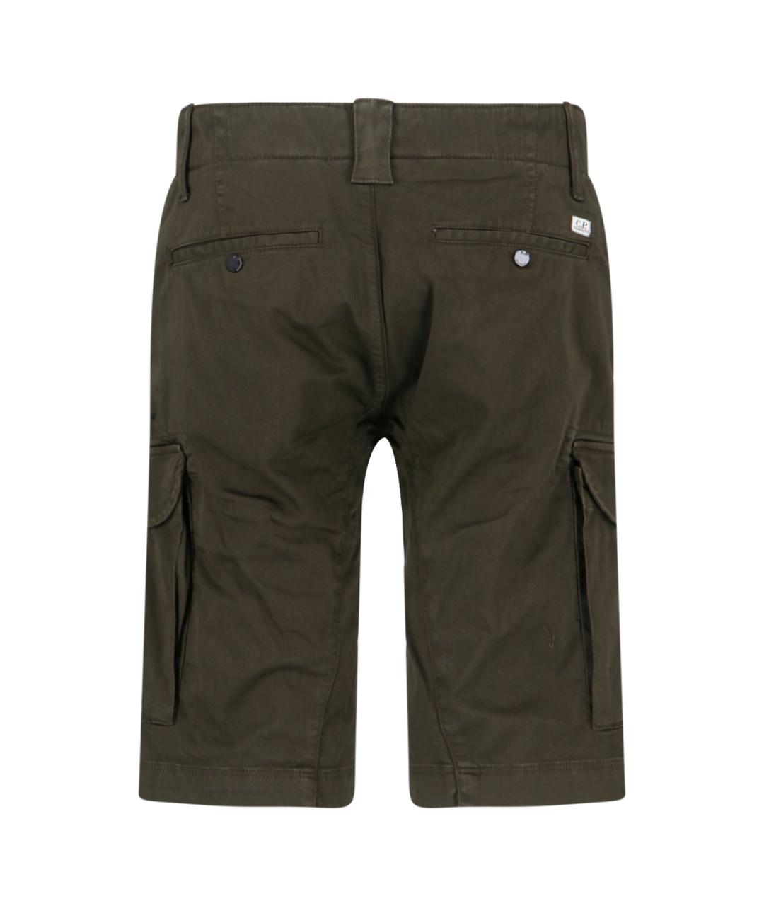 CP COMPANY Зеленые хлопковые шорты, фото 2
