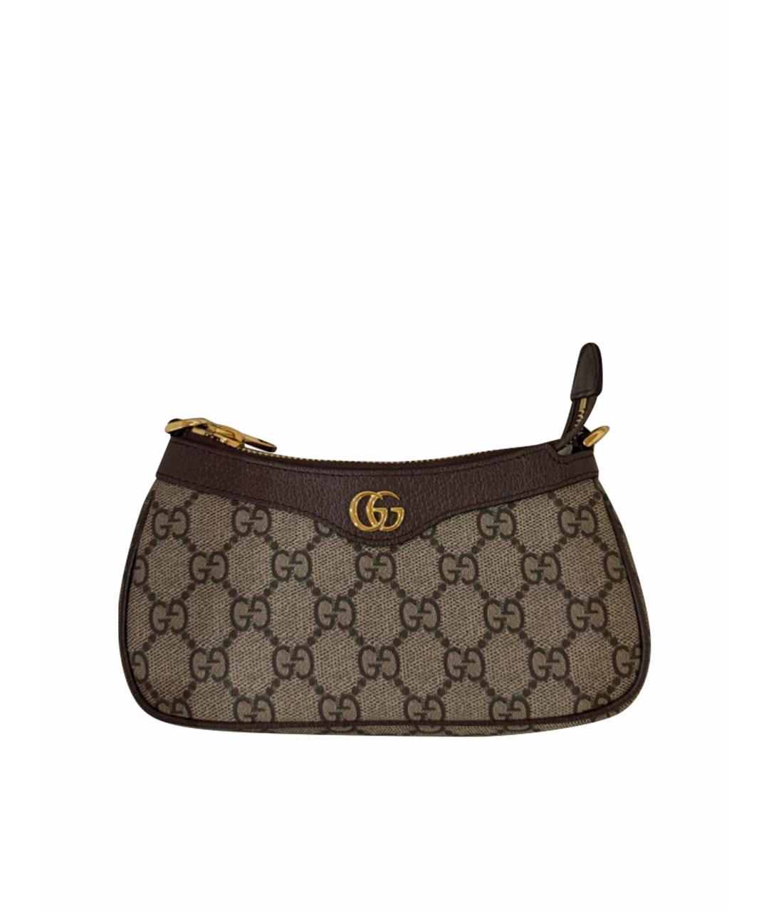 GUCCI Бежевая сумка с короткими ручками, фото 1