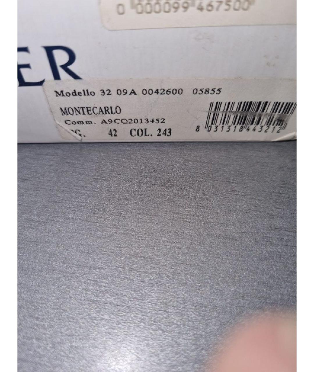 MONCLER Коричневые замшевые высокие кроссовки / кеды, фото 8