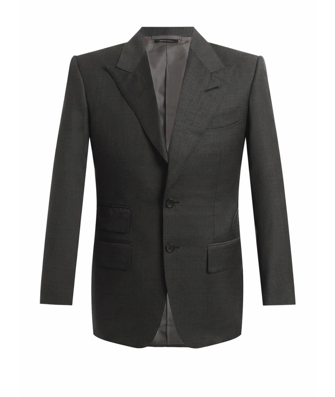 TOM FORD Серый классический костюм, фото 1
