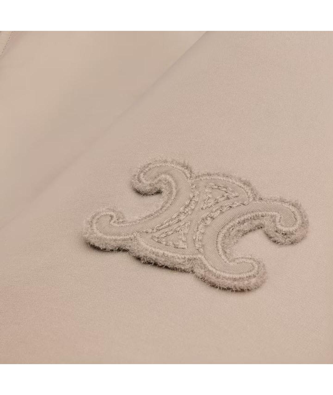 CELINE Бежевая полиамидовая куртка, фото 4