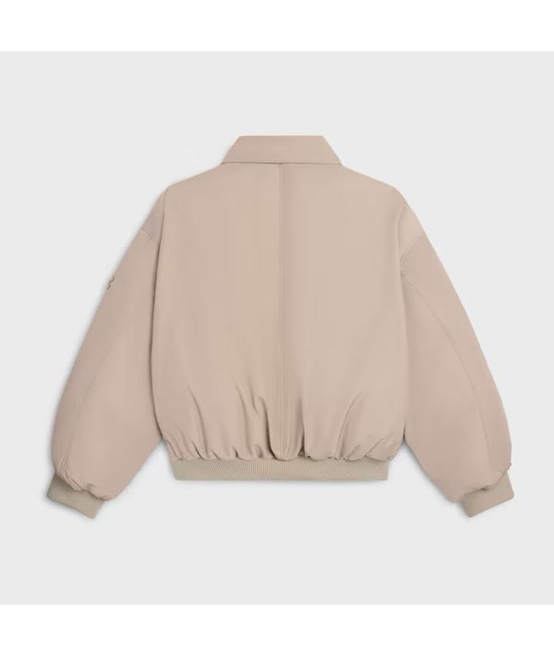 CELINE Бежевая полиамидовая куртка, фото 2