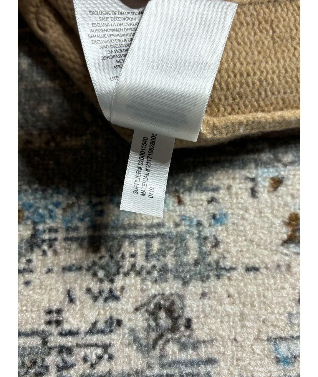POLO RALPH LAUREN Бежевый шерстяной джемпер / свитер, фото 5