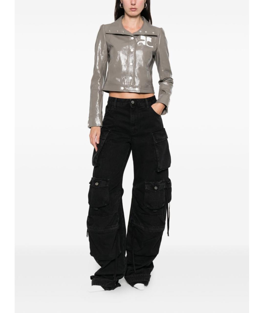 COURREGES Бежевая хлопковая куртка, фото 2